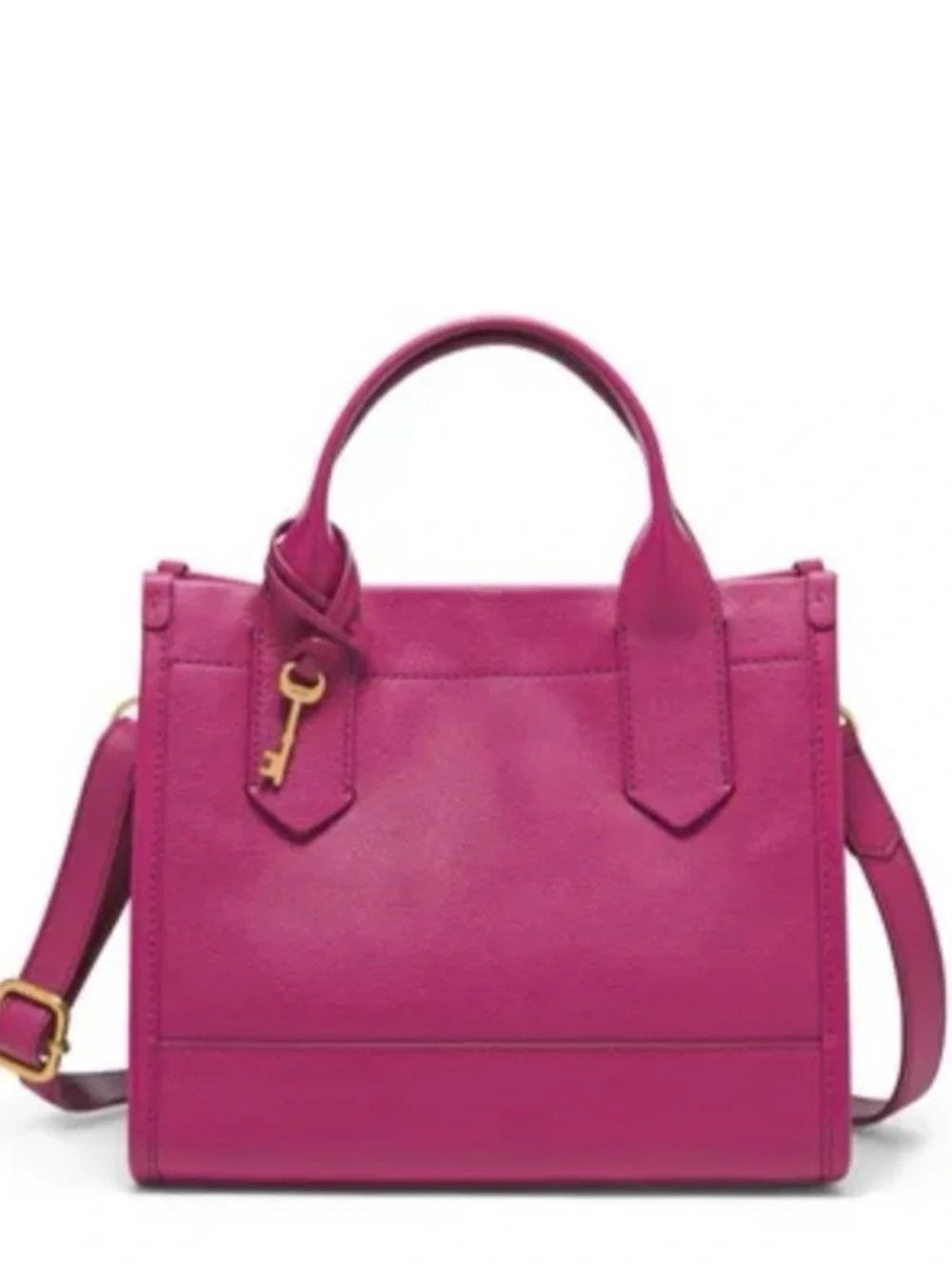 Fossil structured leather